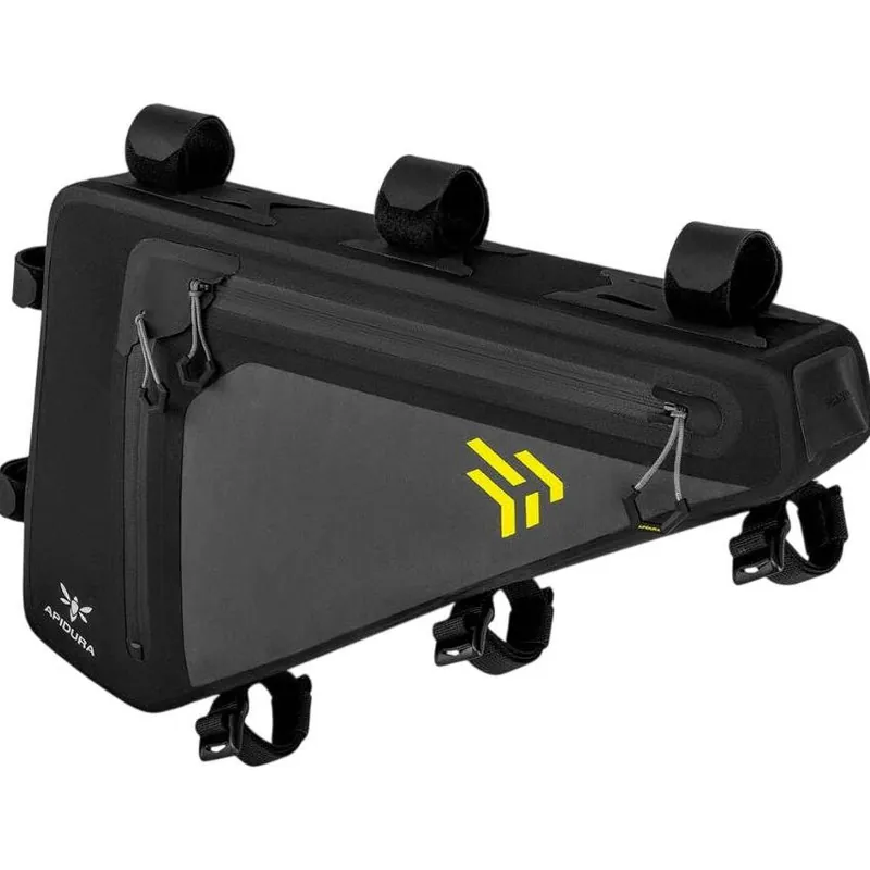Noutate Apidura - geanta cadru bicicleta Backcountry2.0 Full Frame Pack 4 litri - negru gri galben