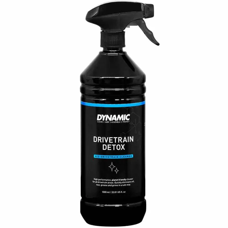 Dynamic Bike Care - Spray bio curatare transmisie bicicleta, cu pulverizator (Bio) Drivetrain Detox Cleaner - sticla 1 litru Plată securizată