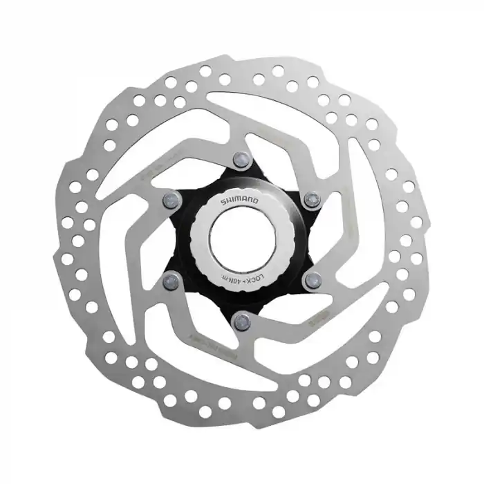 Reducere Disc frana Shimano SM-RT10-S, Center Lock, piulita cu caneluri interne si externe, 160mm