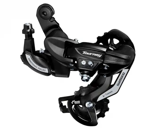 Preț mic Schimbator spate Shimano Tourney RD-TY500 6/7 vit Prindere pe Ureche