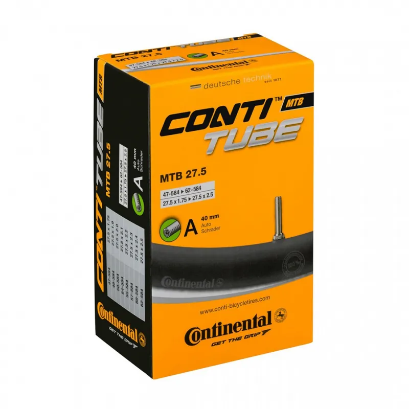Super ofertă Camera bicicleta Continental MTB 27.5 valva Auto A40 47/60-584 27.5-1.75/2.4