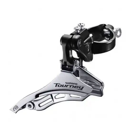 Mai ieftin Schimbator Fata Shimano Tourney Fd-Ty300, Triplu, Sis, Tragere De Jos, Colier 34.9Mm, For 42T, Unghi Cs 66-69, Chainline 50Mm, Ambalat Ind.