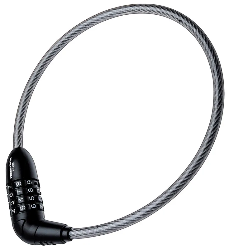 Discount Antifurt Bicicleta Trelock Ks 205 100 Dragon,clema ZK100, negru