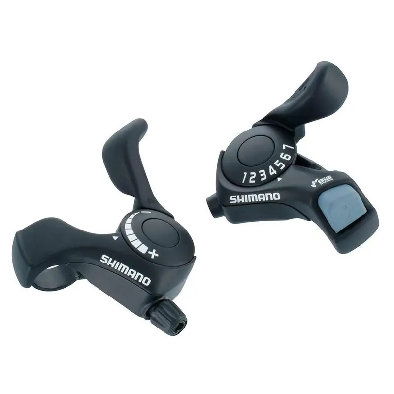 Maneta De Schimbator Shimano Tourney Sl-Tx30, 7X3 Vit. (Stanga Friction), Cabluri 2050Mm/1800Mm, Camasa Neagra 600Mm/600Mm/300Mm, Ambalat Ind. Reducere specială