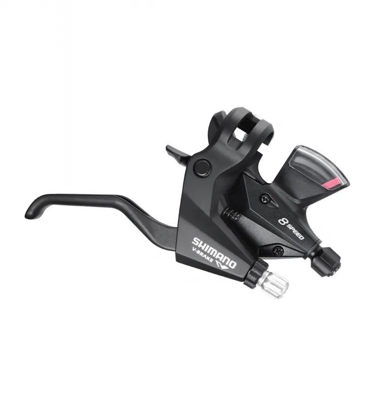Maneta schimbator/frana Shimano Acera ST-M310-L-2, montaj dreapta, 8 viteze, cablu de schimbator 2050mm stainless, rapidfire plus, 2 degete, pentru V-Brake, culoare negru Expediere rapidă