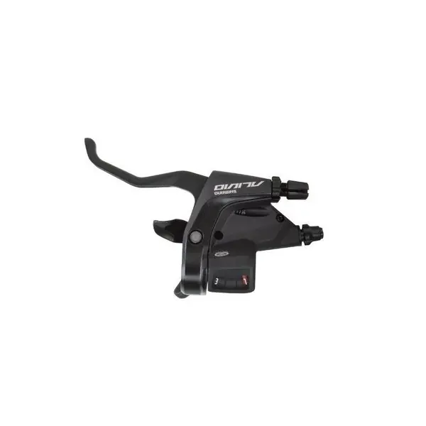 Maneta Schimbator/Frana Shimano Alivio St-M430-L, Black Stanga:3-Vit.,Cablu 1800Mm Stainless, Cu Ogd, Camasa Sp40 Neagra 600Mm, Fara Cablu De Frana, Ambalat Ind. Chilipir