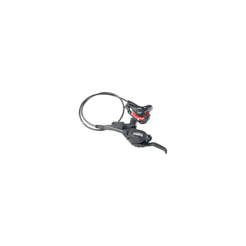 Frana Pe Disc Set Asamblat Shimano Deore St-M535-L(L) Br-M535(F), Fara Adaptor, Placute Resin, Furtun Sm-Bh59 900M, Incl. Oliva Si Insertie Conectare, Vrac Lichidare de stoc