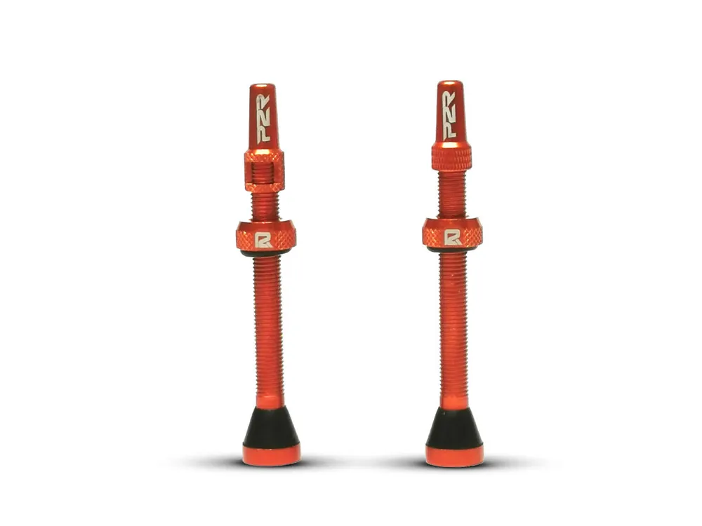 Valva Tubeless bicicleta P2R FR-11C, AL, 60mm, Portocaliu (OEM) Reducere specială