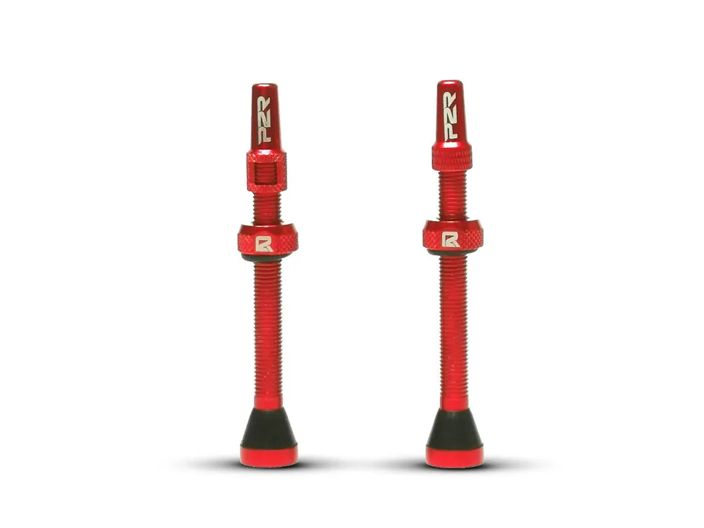Valva Tubeless bicicleta P2R FR-11C, AL, 60mm, Rosu (OEM) Disponibil imediat
