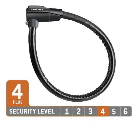 Antifurt Bicicleta Trelock Cablu Armat Pk 460 Preț redus