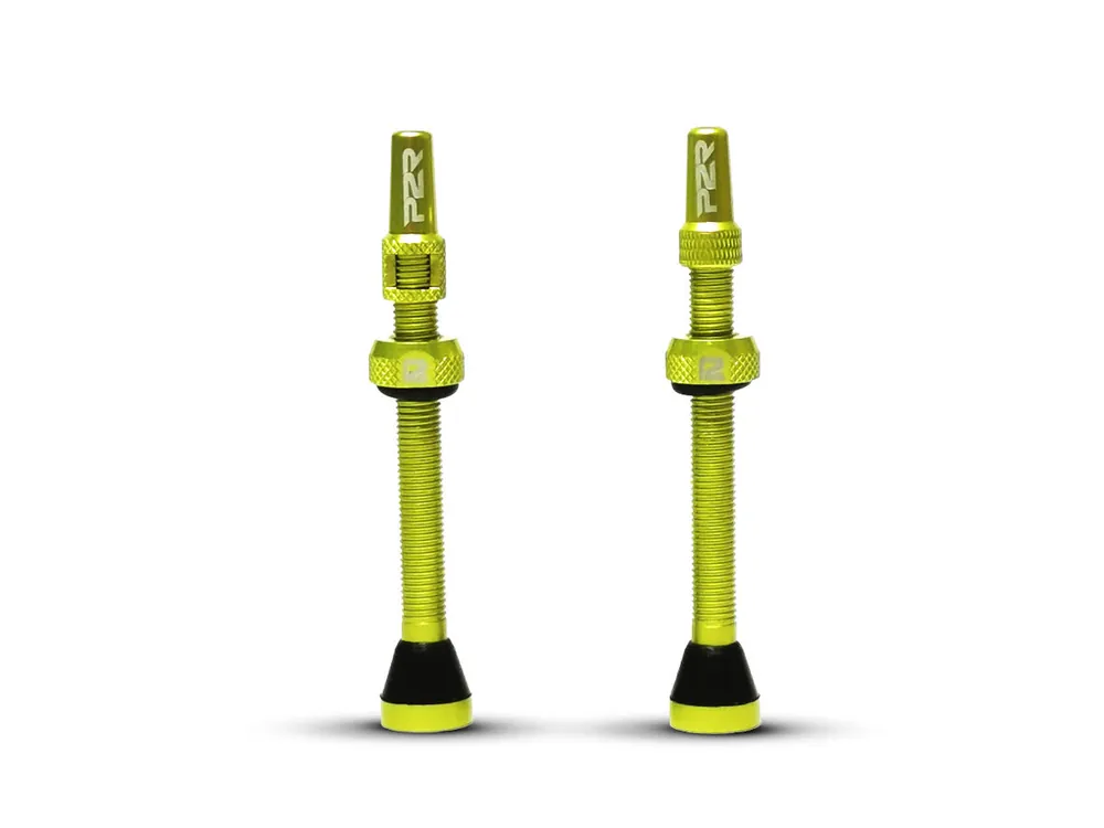 Valva Tubeless bicicleta P2R FR-11C, AL, 60mm, Verde Lime (OEM) Reducere de preț
