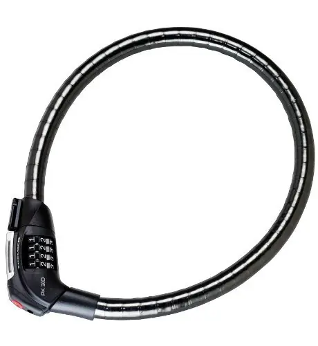 Plată securizată Antifurt Bicicleta Trelock Pk310 80 Nivel 3 6, otel