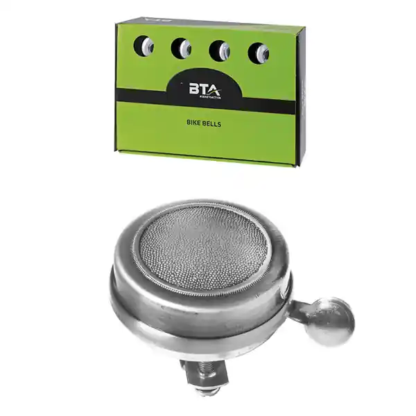 Sonerie BTA Old Style clasica, din otel, diametru 55mm, finisaj otel Premium