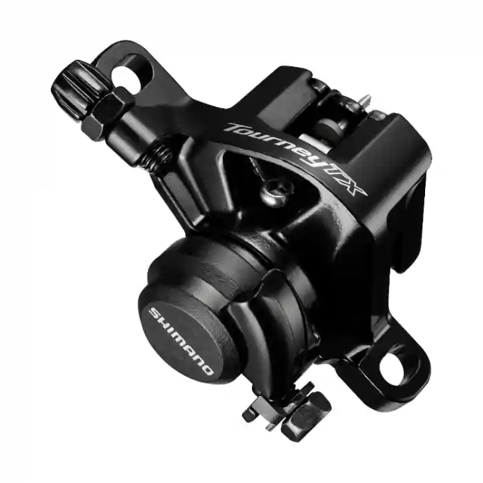 Reducere Etrier frana mecanica disc Shimano Tourney BR-TX805, fata sau spate, fara adaptor, negru, ambalat ind.