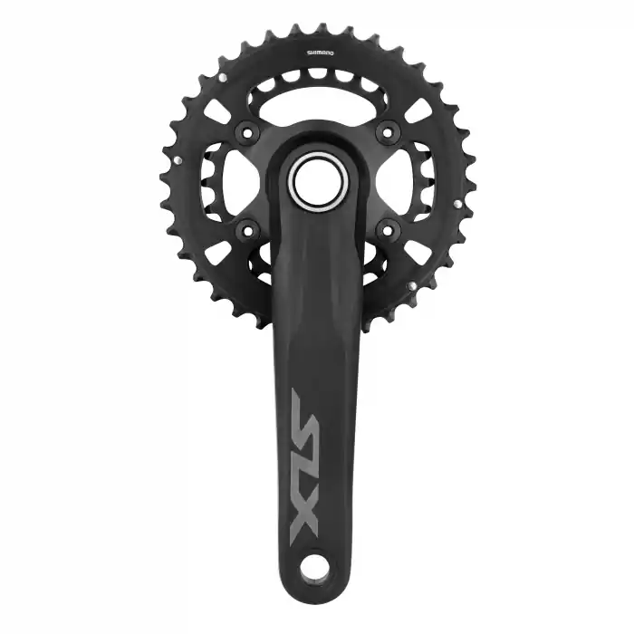Noutate Angrenaj pedalier Shimano SLX FC-M7120-B2, 2x12 vit, Hollowtech 2, fara BB, brate 175mm, 36/26T
