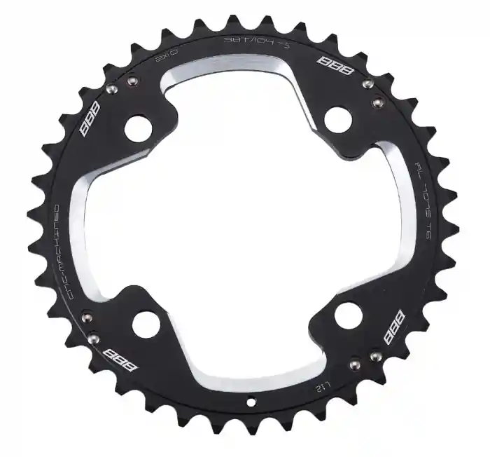 Calitate înaltă Placa angrenaj BBB MTBGear BCR-45S compatibila Deore XT 2x10 vit, BCD 104mm, 40T