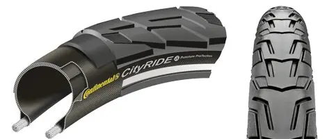 Anvelopa Continental CityRide II Reflex  Puncture-ProTection 37-622 28*1 3/8*1 5/8 negru Reducere de preț