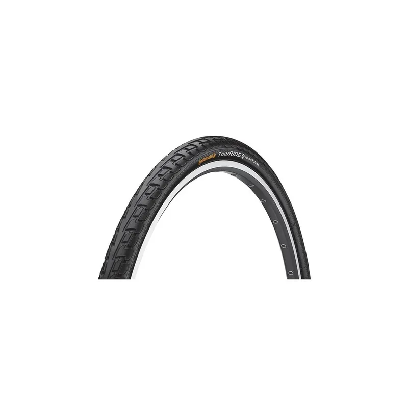 Transport gratuit Anvelopa Bicicleta Continental Ride Tour Puncture-ProTection 54-584 (26x2x1 1/2) - negru/negru