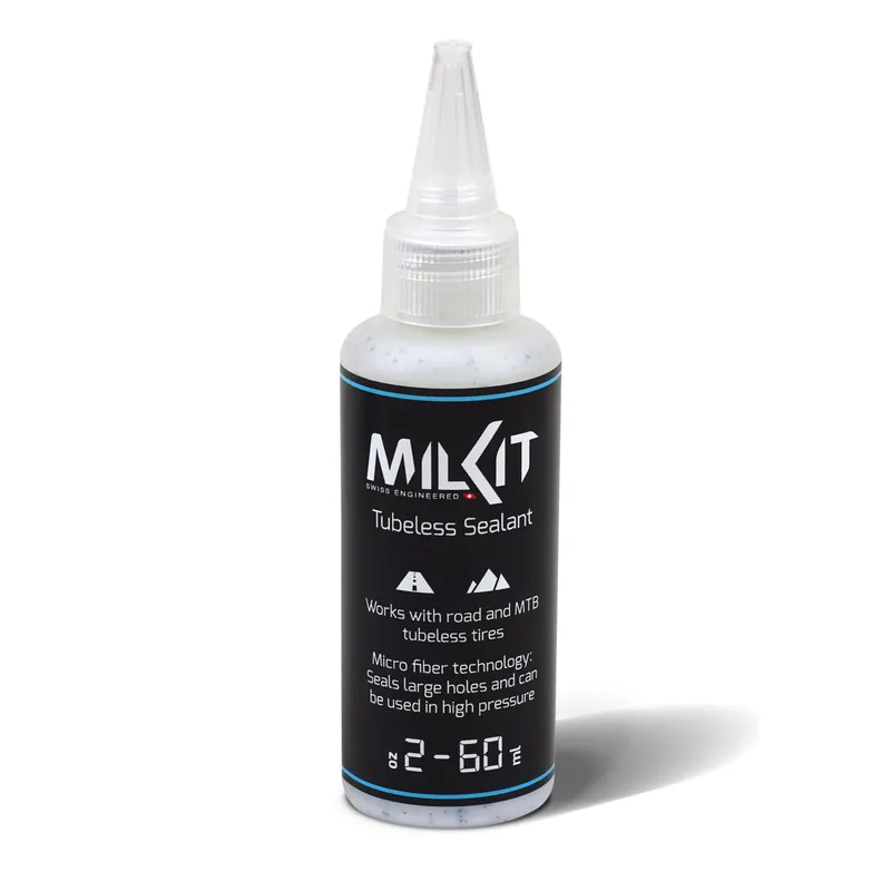 Noutate Milkit - solutie antipana pentru anvelope tubeless bicicleta - sticla 60 ml