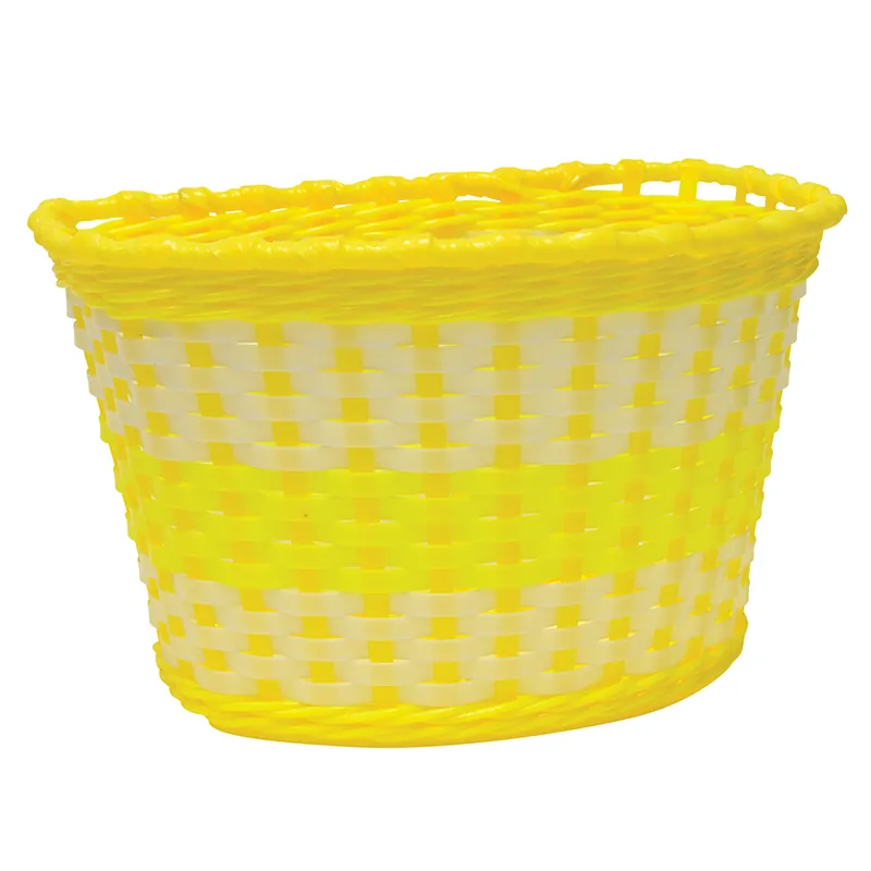 Cos Bicicleta Junior, plastic, Galben Cel mai vândut