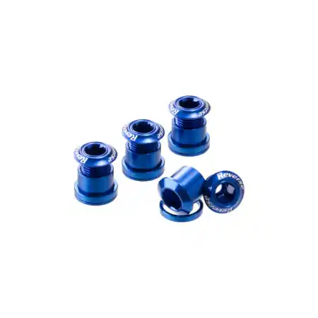 Set 4 suruburi angrenaj Reverse Chainring Bolt Albastre Ofertă limitată