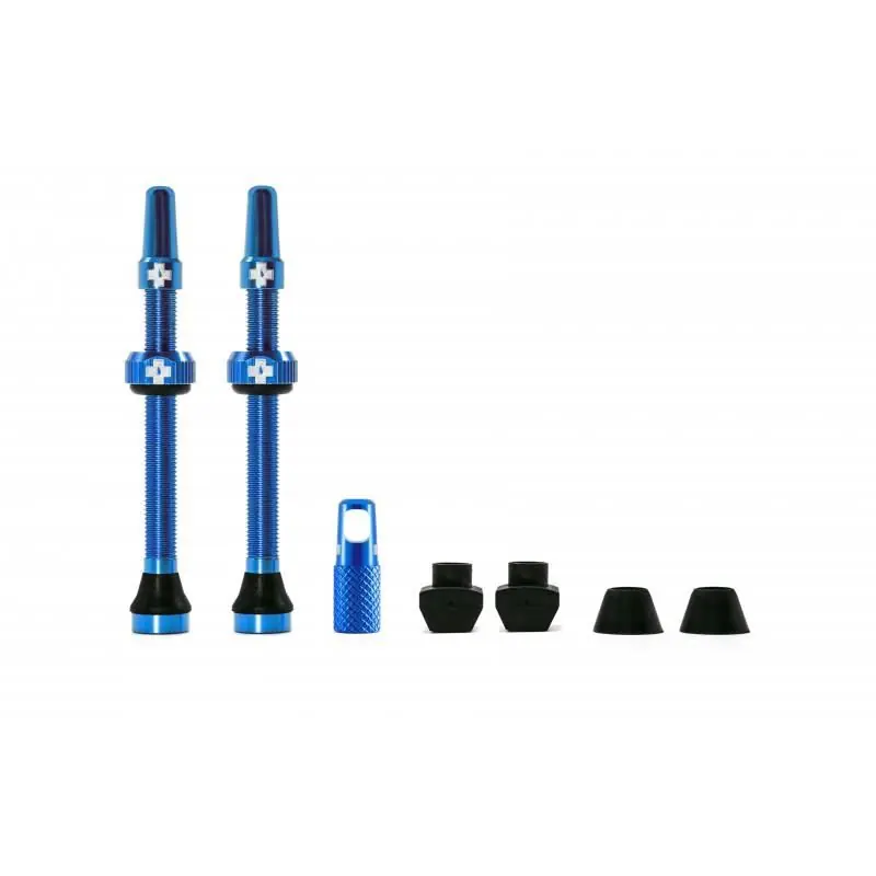 Valve Tubeless Muc-Off Presta MTB 60mm Albastre Preț promoțional
