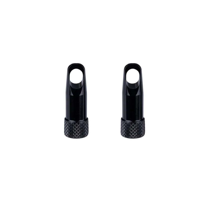 Set capacele ventil Presta cu cheita Force Aluminiu, negru Discount