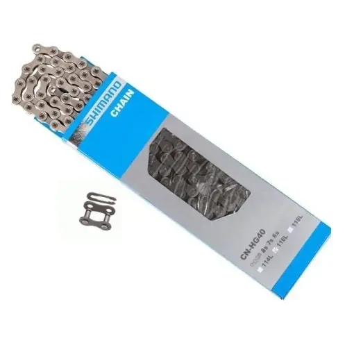 Cel mai bun preț Lant Shimano CN-HG40, 6/7/8 viteze, HG, 114 zale, fara nit final, za rapida SM-UG51