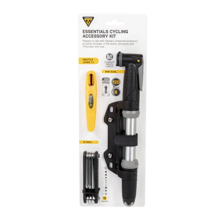 Topeak pachet accesorii bicicleta Essential Cycling Accessory Plată sigură