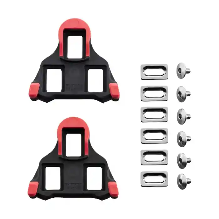 Placute pedale SPD-SL Shimano SM-SH10, Rosu Discount