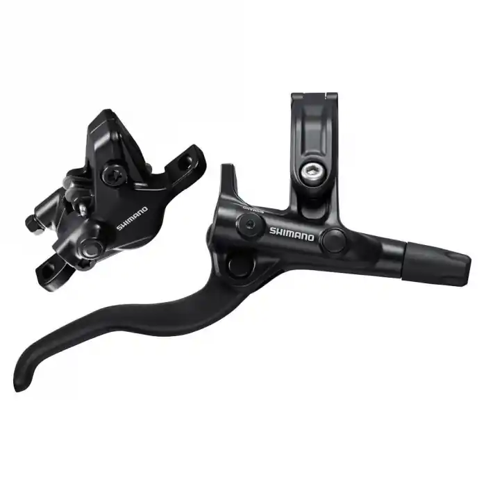 Bestseller Frana pe disc set asamblat (J-Kit) Shimano Deore BL-M4100(R), BR-MT410(R), Negru, fara adaptor, placute Resin (fara radiator), cu insertie, conducta 1700mm (SM-BH59 negru)
