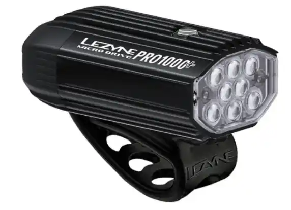 Lezyne - Lumina fata far - MICRO DRIVE PRO 1000+ - 1000 lumeni - USB - negru Reducere extra