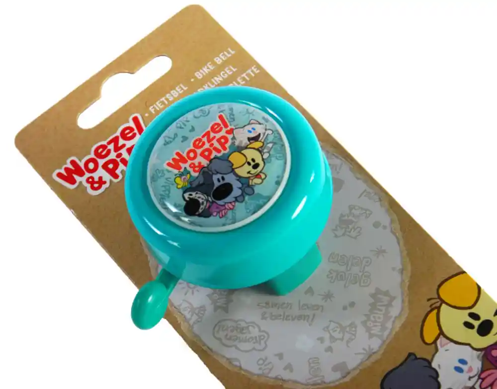 Cumpără acum Clopot de bicicleta Woezel & Pip, culoare turcoaz