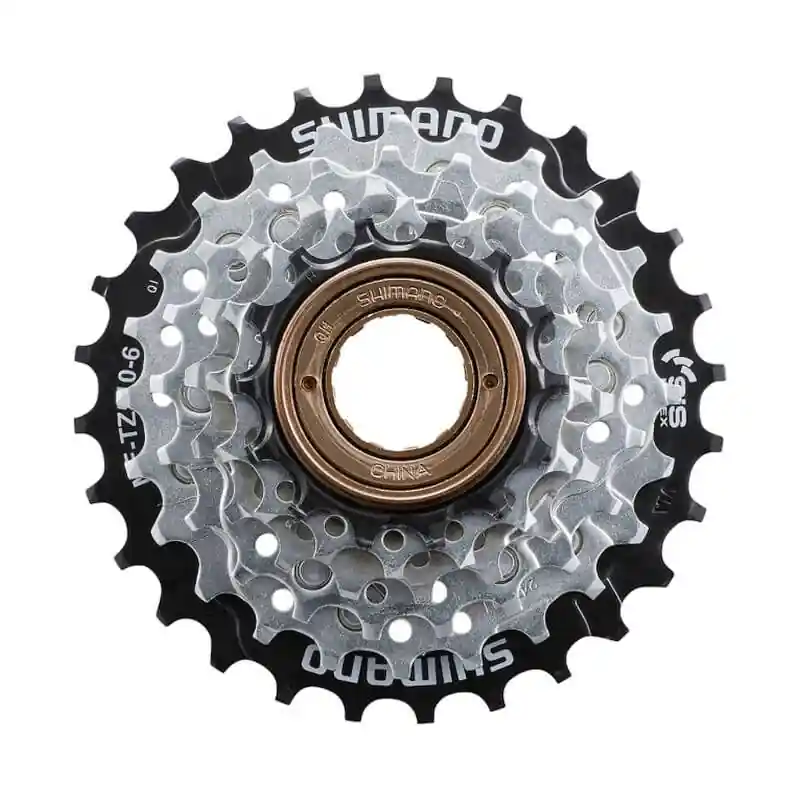Bloc de pinioane pe filet Shimano MF-TZ510-6, 6 vit., 14-16-18-21-24-28T, vrac Retur ușor