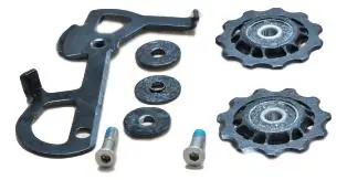 2010 X7 Rear Derailleur Cage Kit Short - Silver Bestseller