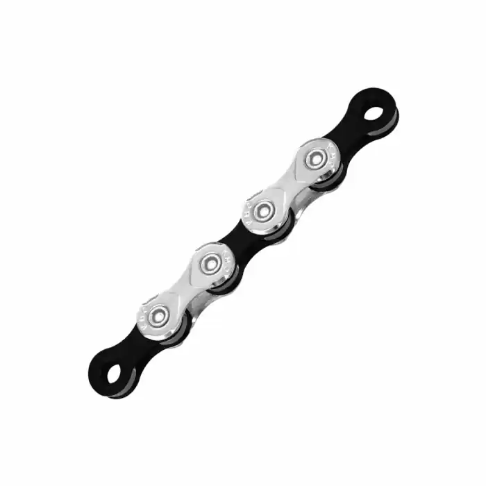 Lant KMC X10 Silver/Black 10 vit, 122 zale Reduceri