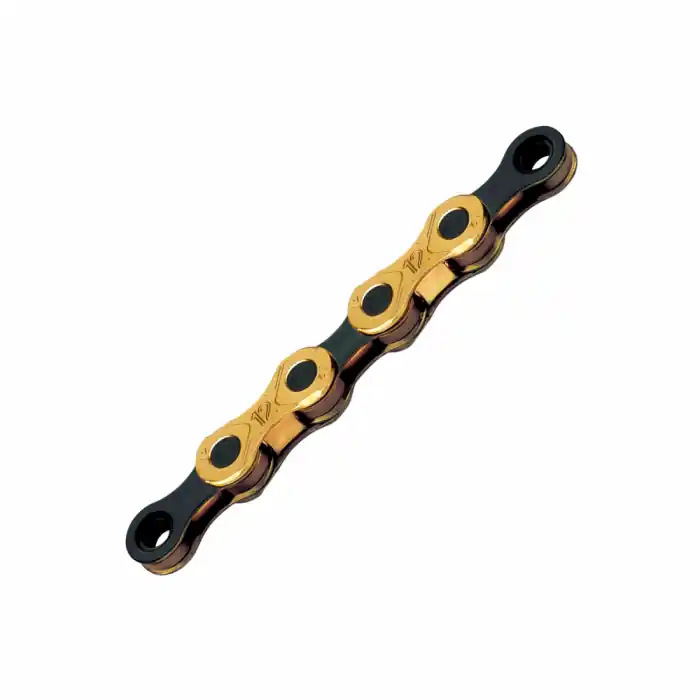 Popular Lant KMC X12 Ti-N Gold/Black 12 vit, 126 zale