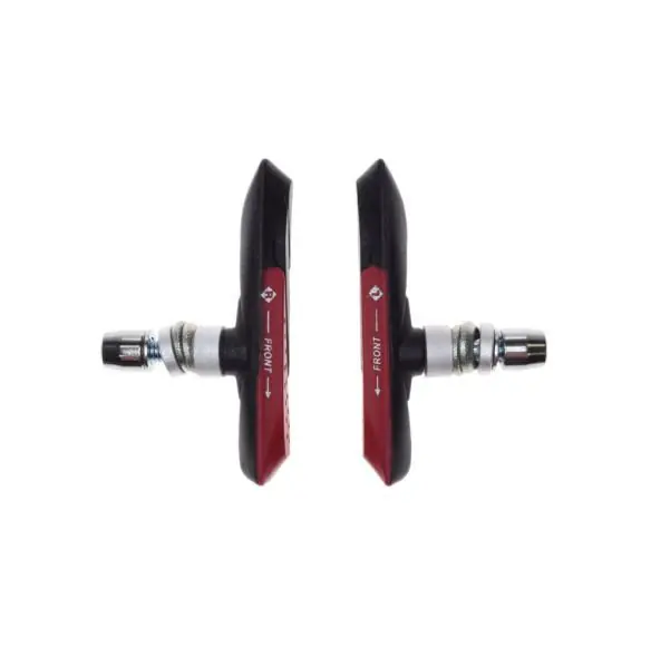 Chilipir Saboti frana Leoshi V-Brake imbus, lungime 70mm, culoare negru/rosu