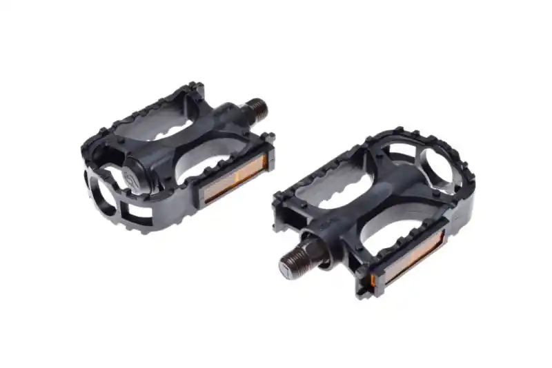 Set 2 pedale Wellgo din plastic pentru bicicleta, filet 9/16, culoare negru Bestseller
