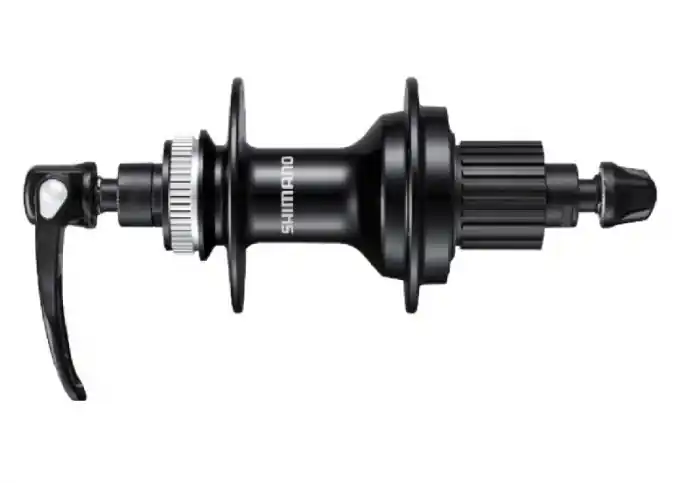 Butuc spate Shimano FH-MT500, 28H, 12 vit, Center Lock, OLD 135mm, QR 166mm, Negru Preț redus