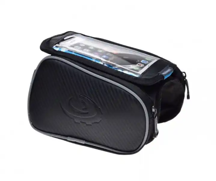 Geanta cu suport de telefon,185 x 95 x 35 x mm, montaj cadru,TopTube Noutate