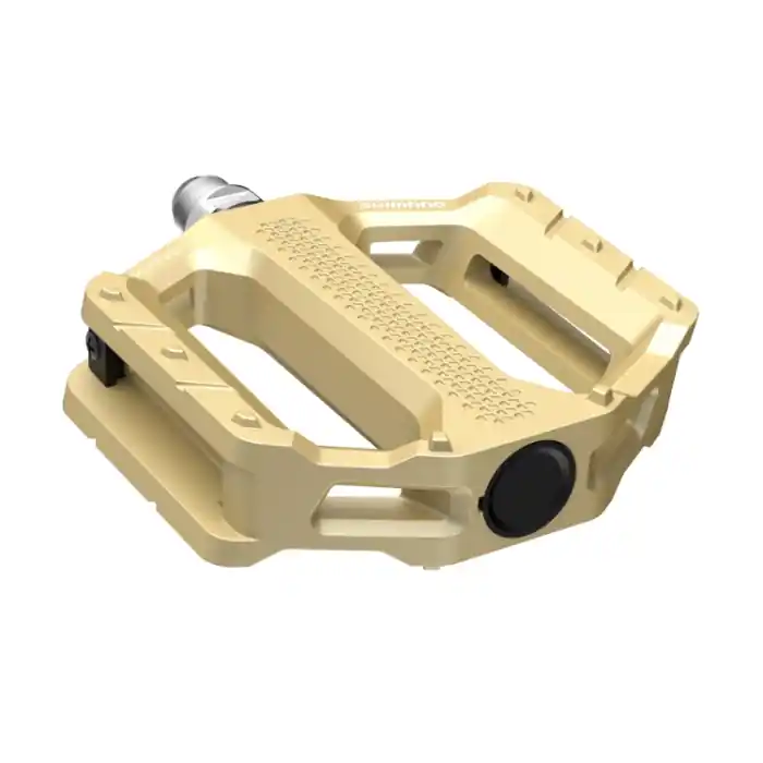 Calitate înaltă Pedale platforma Shimano PD-EF202, fara catadioptru, Auriu