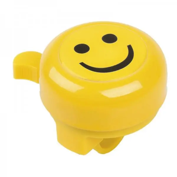 Sonerie bicicleta, culoare galben, smiley face Ofertă limitată
