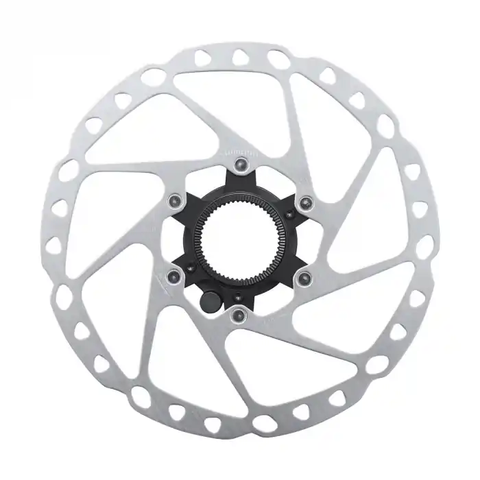 Ofertă de sezon Disc frana Shimano RT-EM600-M, Center Lock, piulita cu caneluri interne, 180mm