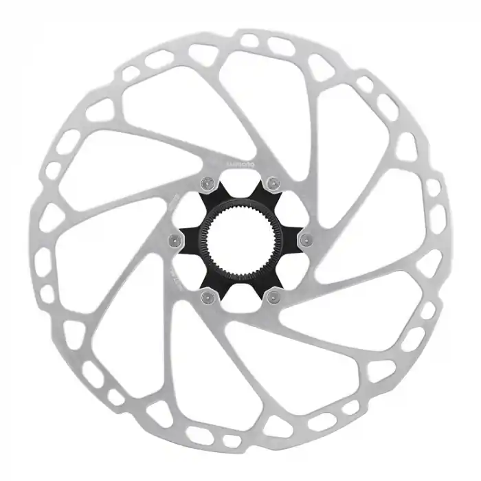 Mai ieftin Disc frana Shimano SM-RT64-L, Center Lock, piulita cu caneluri externe, 203mm