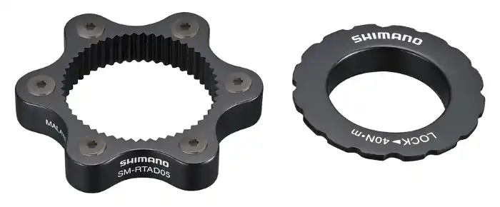 Preț promoțional Adaptor disc Shimano SM-RTAD05, de la 6 suruburi la Center Lock