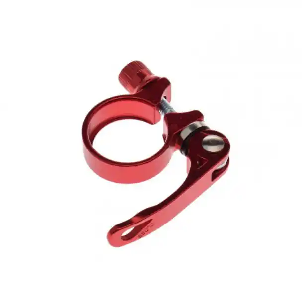Chilipir Colier tija sa, prindere rapida, 28.6mm, culoare rosu, din aluminiu