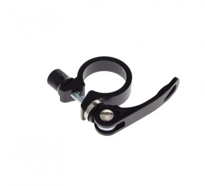 Colier tija sa, prindere rapida, 34.9mm, culoare negru, din aluminiu Discount