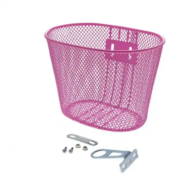 Livrare rapidă Cos fata biciclete copii, culoare roz, 25x17x15 cm