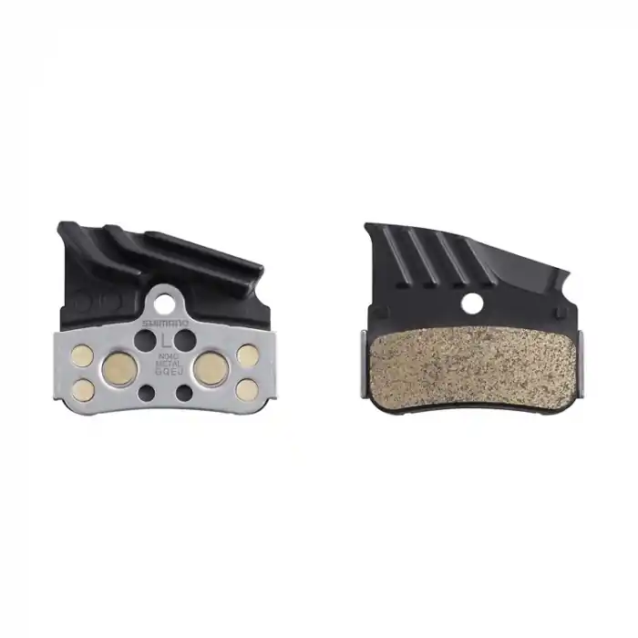 Plată securizată Placute frana Shimano N04C-MF, metalice, cu radioator